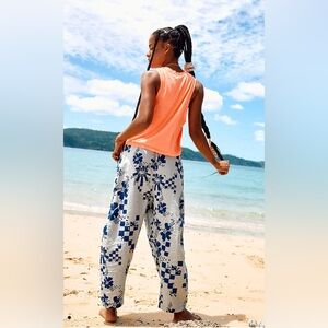 Free People Domino Harem Printed Pants